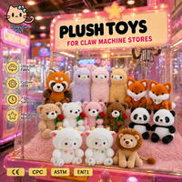 Juguete de peluche para máquina de grúas de 12/18/20/25/50 cm al por mayor, muñeco personalizado para máquina expendedora, juguete de peluche supersuave para máquina de garras, juguetes antiestrés