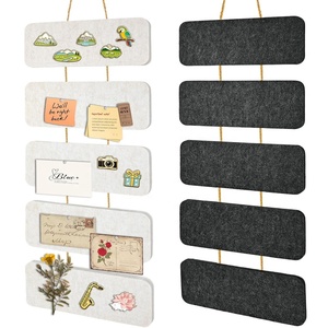Set di 2 Bachche da Parete in Feltro PET con Corda per Casa, Ufficio, Scuola, Aula - Ideali per Messaggi e Promemoria - Product Image 1