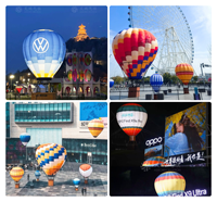 Ballon publicitaire gonflable géant personnalisé pour festival, décoration extérieure, événements