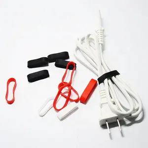 Multi-Use Adjustable Storage Straps To Organize Reusable Silicone Zip Ties Durable Cable Ties Bag Seal Clips Cable Straps