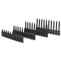 Haute qualité 16-38mm noir en plastique trempé bande collée acier béton goupille clous lisse tige Type gaz clou pistolet Compatible