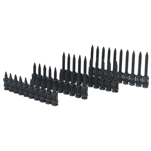Haute qualité 16-38mm noir en plastique trempé bande collée acier béton goupille clous lisse tige Type gaz clou pistolet Compatible - Product Image 6