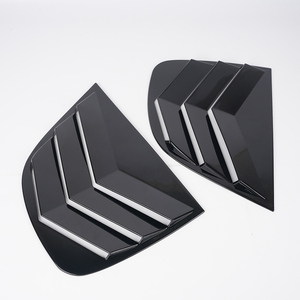Per <span class=keywords><strong>Peugeot</strong></span> <span class=keywords><strong>308</strong></span> auto ABS <span class=keywords><strong>accessori</strong></span> esterni finestrino posteriore alette otturatore copertura di sfiato - Product Image 4