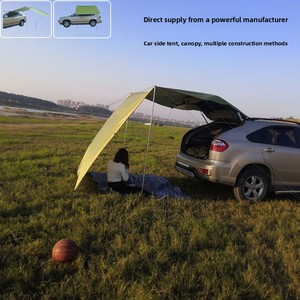 Rainproof Sunproof Summer Car Canopy Side <b>Tent</b> 440cm for Sedan SUV Outdoor Camping with Waterproof Oxford Cloth Three-piece set - Product Image 2