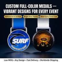 Medalla de Diseño para Mayoristas, Impresión Exquisita, Logotipo Personalizado, Porta Medallas, Recuerdo Popular