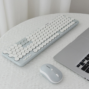 MOFii <span class=keywords><strong>pas</strong></span> <span class=keywords><strong>cher</strong></span> pleine taille machine à écrire hexagone Keycap coloré claviers ordinateur portable bureau <span class=keywords><strong>sans</strong></span> <span class=keywords><strong>fil</strong></span> <span class=keywords><strong>clavier</strong></span> <span class=keywords><strong>et</strong></span> <span class=keywords><strong>souris</strong></span> - Product Image 1