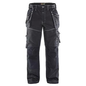 BLAKLADER - 196011409900D88 Pantalon d'artisan stretch X1900 noir-PANTALON DE TRAVAIL EAN 7330509424711 PANTALON DE TRAVAIL EN DENIM - Product Image 1