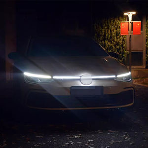 Grille de pare-chocs avant avec <span class=keywords><strong>logo</strong></span> <span class=keywords><strong>lumineux</strong></span> pour <span class=keywords><strong>Volkswagen</strong></span> Golf 8, Passat B8, T-ROC, Jetta VII, Bora, etc. - Product Image 3