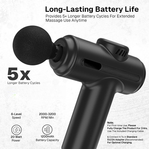 Meilleur mini pistolet de massage musculaire sans fil à percussion profonde pour le corps - Product Image 4