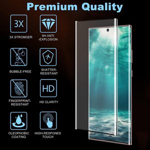 Protection d'écran incurvée 3D 0,18 mm pour Honor 500 Pro X50 Magic 8 Pro, colle intégrale, HD transparente, verre trempé avec <span class=keywords><strong>verrouillage</strong></span> par empreinte digitale, Mate 80 - Product Image 4