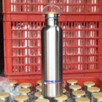 Wholesale Stocked No Minimum Flask Vacuum Insulated Stainless Steel Water Bottle Metal Gym Water Bottle Sport Fitness Bottle