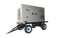 Usine vente directe pas cher prix 25kva silencieux groupe électrogène diesel avec remorque mobile