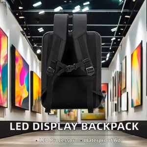 Android Ba lô advisement Máy nghe nhạc di động ngoài trời Túi Màn hình LCD Battery Powered Cung cấp quảng cáo Ba lô Led ba lô - Product Image 6