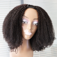 Extensions de cheveux humains Remy vierges bruts 100g, bouclés afro profondément frisés, épaisseur extrême, pointes en U, en I, en K, style bouclé crépu, provenance Birmanie