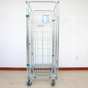 Offre Spéciale Heavy Duty Entrepôt portable durable en métal mesh bac roulant pliant cage - Product Image 1