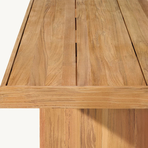 Hiện Đại Ngoài Trời Khách Sạn Biệt Thự Khu Nghỉ Mát Bằng Gỗ Bàn Và Ghế Đồ Nội Thất Sang Trọng Khu Vườn Bằng Gỗ Tếch Hình Chữ Nhật Không Thấm Nước Bàn Ăn - Product Image 3