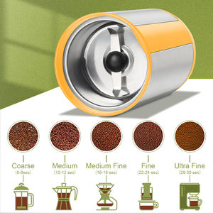 Petite rectifieuse électrique en acier inoxydable 250W électronique à commande tactile en céramique pour noix haricots grains herbes café - Product Image 3