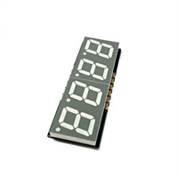 Weiße Farbe 0,39 Zoll 4 Ziffern SMD 7 Segment Led Display Houkem-3941SMD-A/BW