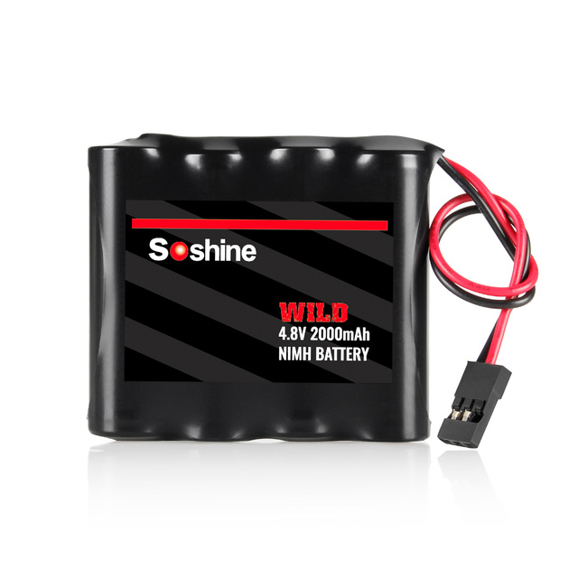 AA 4.8V 2000mAh NIMH Rechargeable Battery Pack with Connector