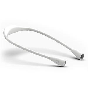 Luz LED portátil de lectura para libros, 3 colores claros y 3 brazos flexibles de larga duración, luz de lectura para cuello - Product Image 1
