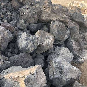 Pierre de lave en pierre de lave/pierre de roche volcanique pour la décoration Pierre noire brute en cristal naturel pour la décoration - Product Image 4