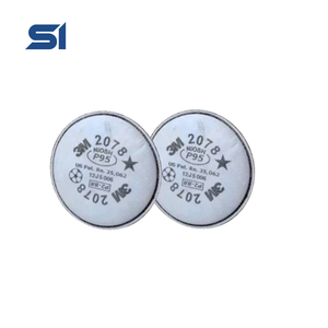 Filtre à cartouche anti-particules P95 pour gaz acides et fluorure d'hydrogène, niveau de nuisance, référence 2078 - Product Image 1