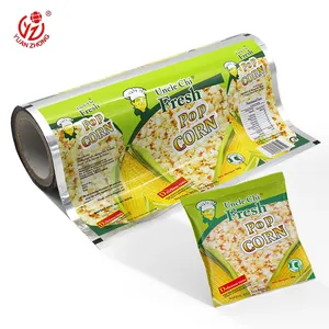 कस्टम मुद्रण फैक्टरी खाद्य ग्रेड पैकेजिंग रोल स्टॉक के लिए टुकड़े टुकड़े में पन्नी प्लास्टिक पैकेजिंग फिल्म रोल आलू के चिप्स/नाश्ता