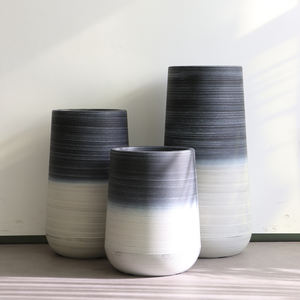 Leizisure, macetas duraderas de gama alta, macetas grandes de plástico para plantas al aire libre, macetas redondas altas cónicas con estilo Para Plantas - Product Image 6