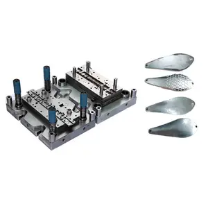 숟가락 물고기 루어 금형 숟가락 물고기 금속 루어 금형 구멍 펀칭 기계