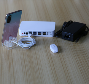 6 telepon USB Multi-channel perangkat kontrol anti-maling penyangga tampilan keamanan Ponsel sistem Alarm penahan ponsel - Product Image 6
