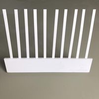 Support de papier de test de parfum acrylique 12 trous pour bandes de parfum/bande de buvard de parfum présentoir translucide