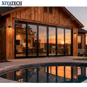 Xiyatech bên ngoài Patio cách nhiệt nhôm trượt đôi tráng men low-e kính cửa trượt - Product Image 1