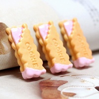 Kawaii Cibo Simulazione Resina Cookie Biscotti Cabochon DIY Decorativo del Mestiere di Scrapbooking Accessori