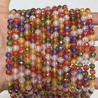 Perles de zircon rondes facettées de 2 mm, 3 mm, 4 mm pour bracelet, pierres précieuses de zircon facettées, perles de pierres naturelles étincelantes pour la fabrication de bijoux