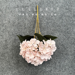 Flores Artificiales de Hortensia de Cinco Cabezas, Decoración de Boda de Seda, Decoración para el Hogar y Hoteles, Accesorios de Fotografía - Product Image 2