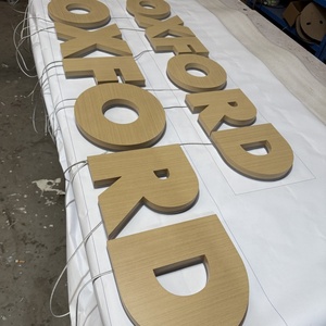 Letreros Personalizados <span class=keywords><strong>de</strong></span> Fábrica, <span class=keywords><strong>Letras</strong></span> 3D con Retroiluminación LED <span class=keywords><strong>de</strong></span> <span class=keywords><strong>Madera</strong></span> para Tiendas - Product Image 4