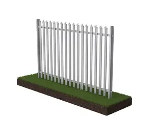 Factory Price Hot Dipped Galvanized European Style Garden Security Picket Palisade Fence