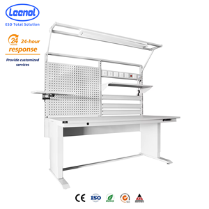 Leenol High Quality ESD Workbench Customized Anti Static Work Table With Drawers for <strong>Laboratory</strong> Electronic Repair <strong>Station</strong> - Product Image 3