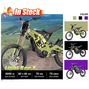 Envío Inmediato Surron 2026 266N.m Motocicleta Eléctrica de Montaña Light Bee X 75KM/H Motocicleta Eléctrica 60V 40AH 8KW Sur Ron Motocicleta Todoterreno Eléctrica - Product Image 5