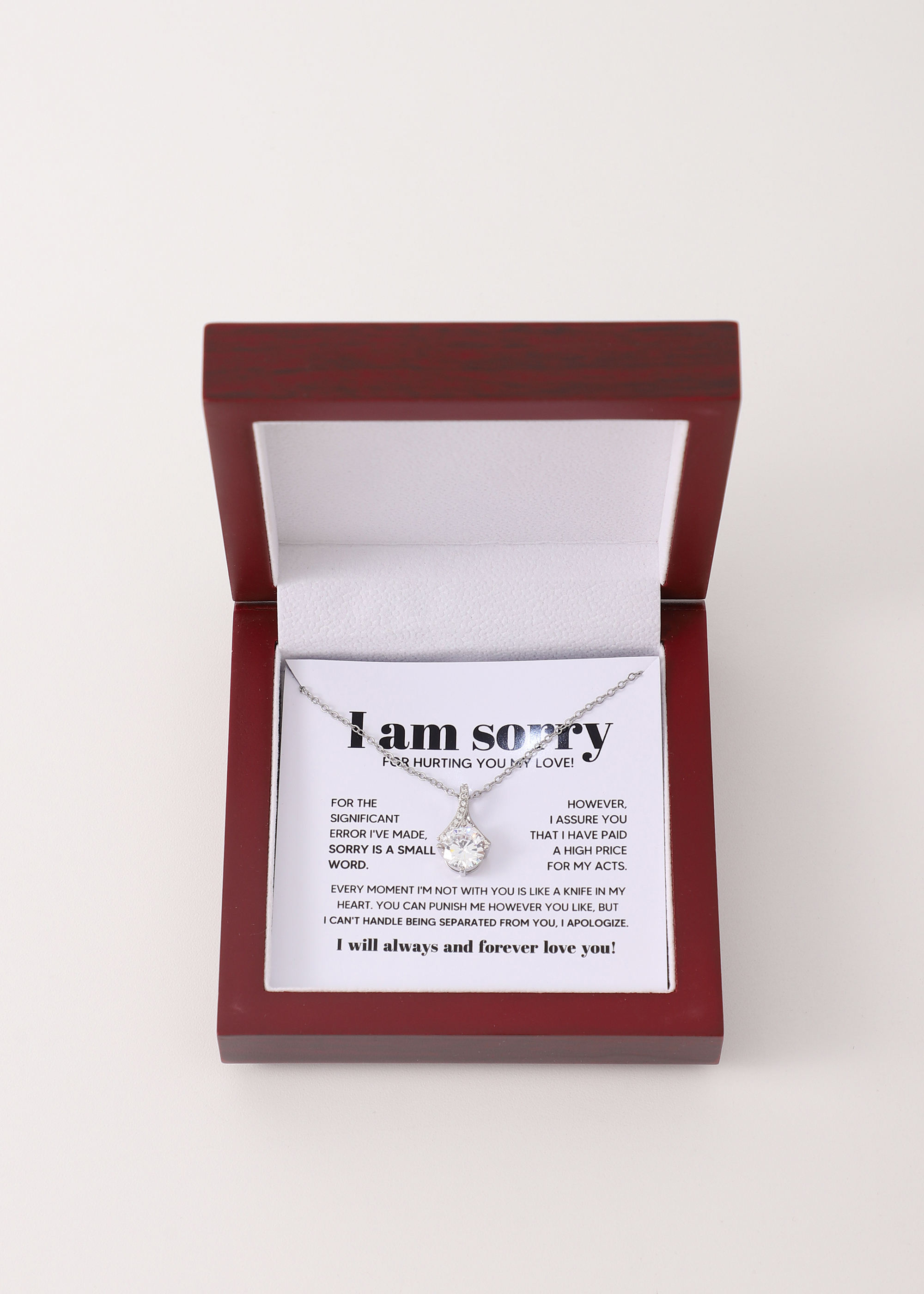 Necklace + LED Gift Box