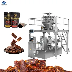 High quality automatic granule mini doypack dried fruit beef jerky packing machine