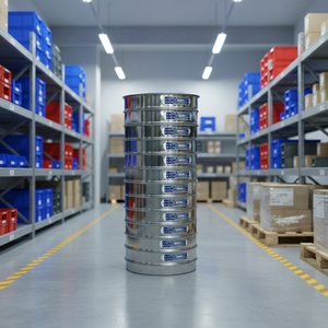 Peneira de Malha Padrão de Alta Qualidade com Armação de Latão, Diâmetro 8 e 12 polegadas, para Solo, Cimento e Agregados, Manual, para Peneiramento 1% - Product Image 3