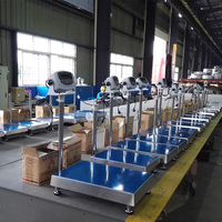 Balance de pesage au sol de haute précision pour usage commercial et industriel, balance de pesage de marchandises pour entrepôt et expédition express