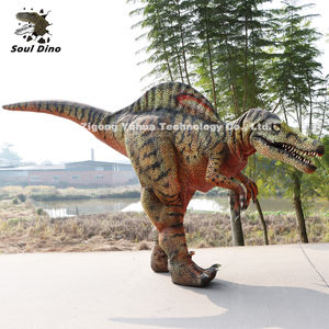 Zigong mecánico realista Animatronic dinosaurio traje infrarrojo Sensor dinosaurio robótico dinosaurio disfraz - Product Image 4