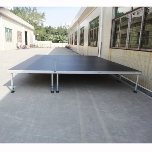 Scène extérieure pliable en aluminium avec montage facile et surface antidérapante pour spectacles portables - Product Image 5