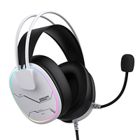 Casque de jeu filaire ONIKUMA X91 avec double sangle et éclairage RGB, micro intégré pour joueurs de jeux portables – Vente en gros