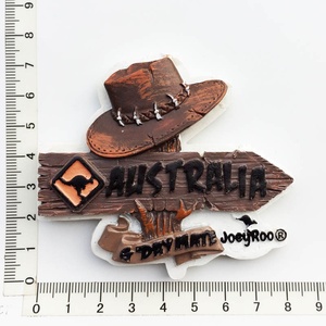 Artisanat décoratif créatif en résine peinte de forme irrégulière, style moderne, pour réfrigérateur, en gros, en stock chez le fabricant, idéal comme souvenir touristique - Product Image 5