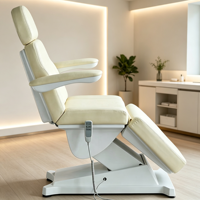 Fauteuil de beauté électrique à 3 moteurs, lit facial inclinable, fauteuil de massage cosmétique réglable pour salon, spa, tatouage, clinique de beauté