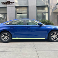 Haosheng — pare-choc avant, jupe latérale en Fiber de carbone ABS, Style aérodynamique, pour Honda Civic 2022, 11e génération Fe
