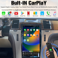 Navigation GPS à écran vertical pour Cadillac Escalade 2007-2014 Android Auto Stereo autoradio lecteur multimédia unité principale 128GB